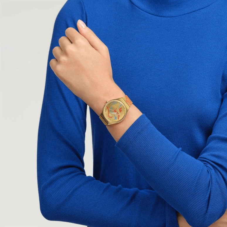 Swatch,Other 38mm,38mm,Stainless Steel,Gold,Quartz,Round,SYXZ104