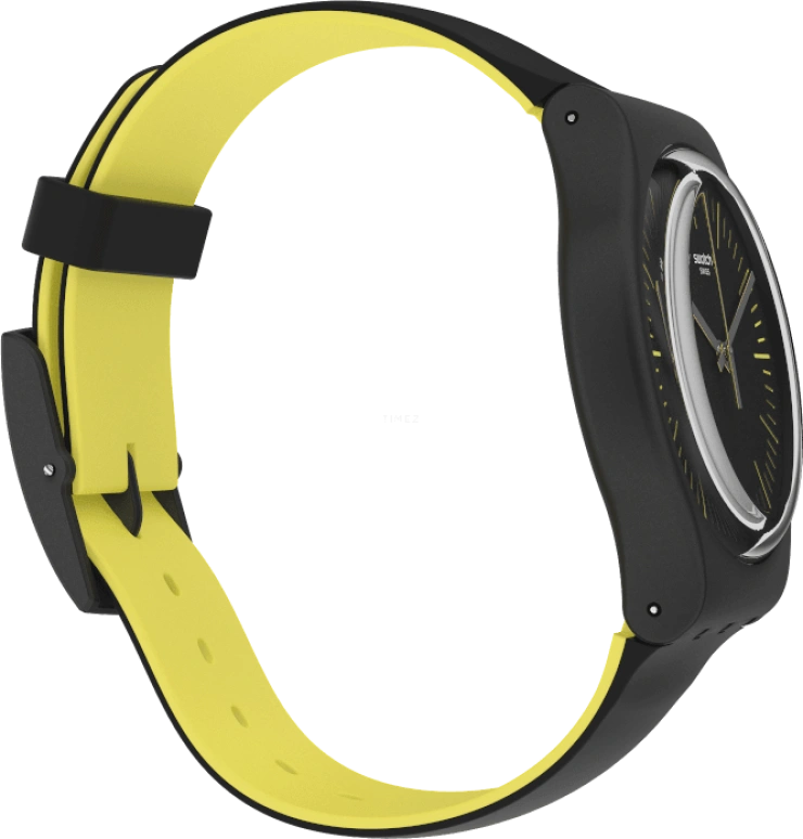 Swatch,Originals 41mm,41mm,Black,Sapphire,Crystal Glass,Open,SUOB184