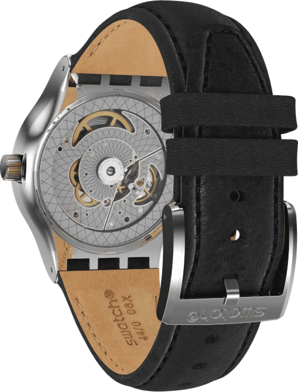 Swatch,IRONY 42mm,42mm,Black,Open,SY23S400