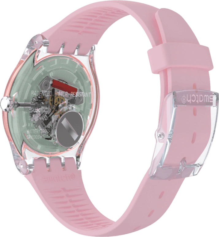 Swatch,Originals 41mm,41mm,Plastic,Pink Red,Red,SUOK710