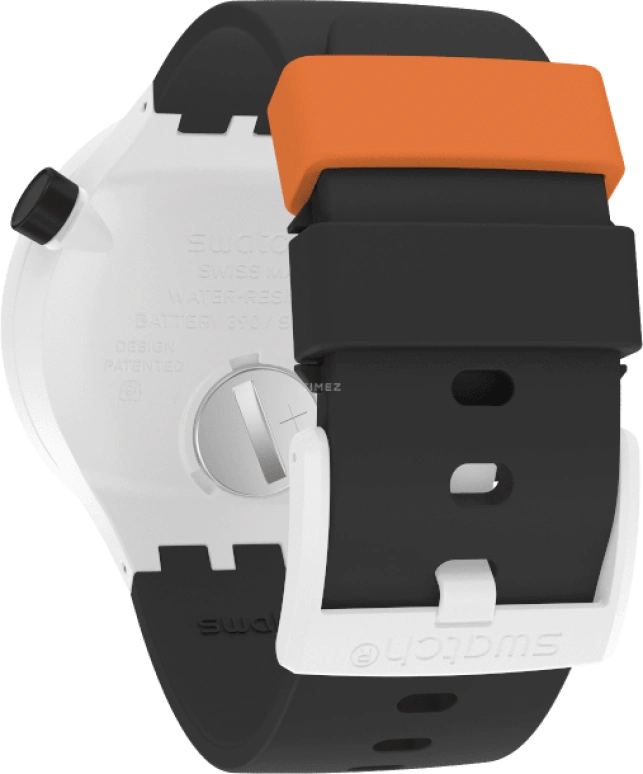 Swatch,THE BOLD 47mm,47mm,Bioceramic,Ceramic,Orange,SB03M104
