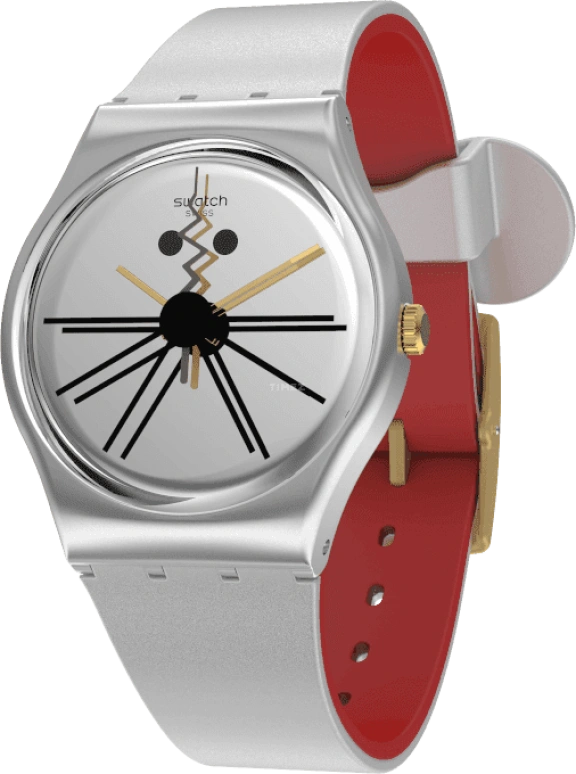 Swatch,Originals 34mm,34mm,Plastic,Sapphire,Crystal Glass,GZ327