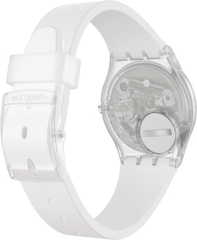 Swatch,Originals 34mm,34mm,Plastic,Pink,Green,Sapphire,Crystal Glass,GE714