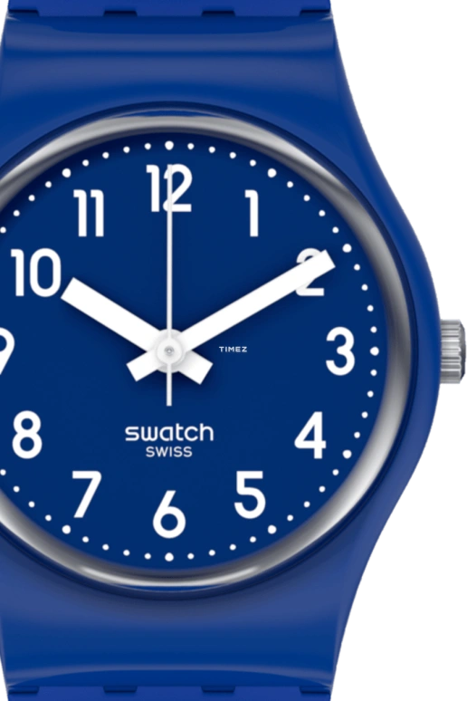 Swatch,Originals 25mm,25mm,Plastic,Blue,Automatic,Round,LN148C