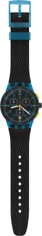 Swatch,Originals 42mm,42mm,Plastic,Black,SUSS402