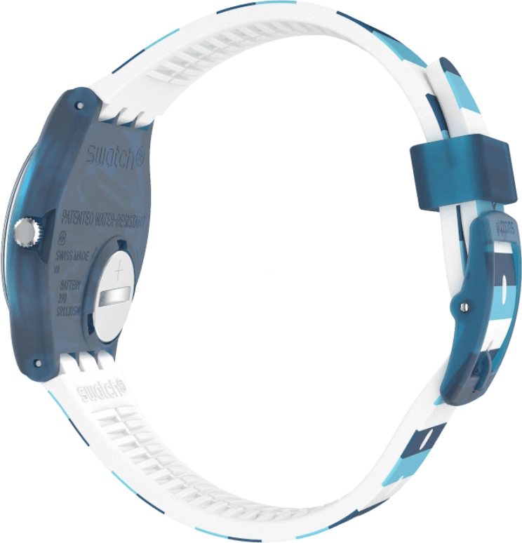 Swatch,Originals 34mm,34mm,White,Open,GN728