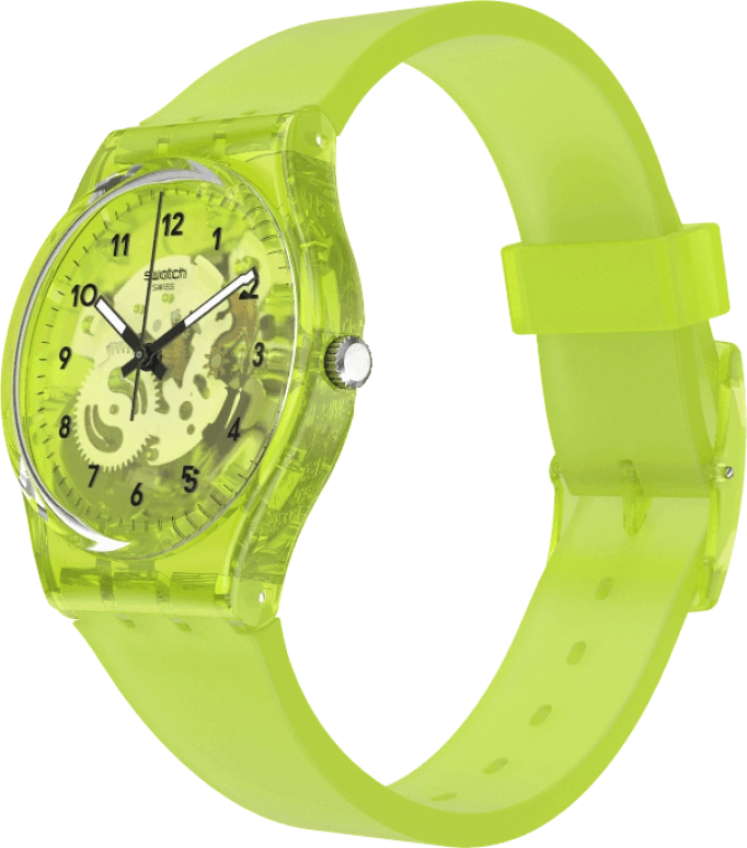Swatch,Originals 34mm,34mm,Plastic,Green,GG227