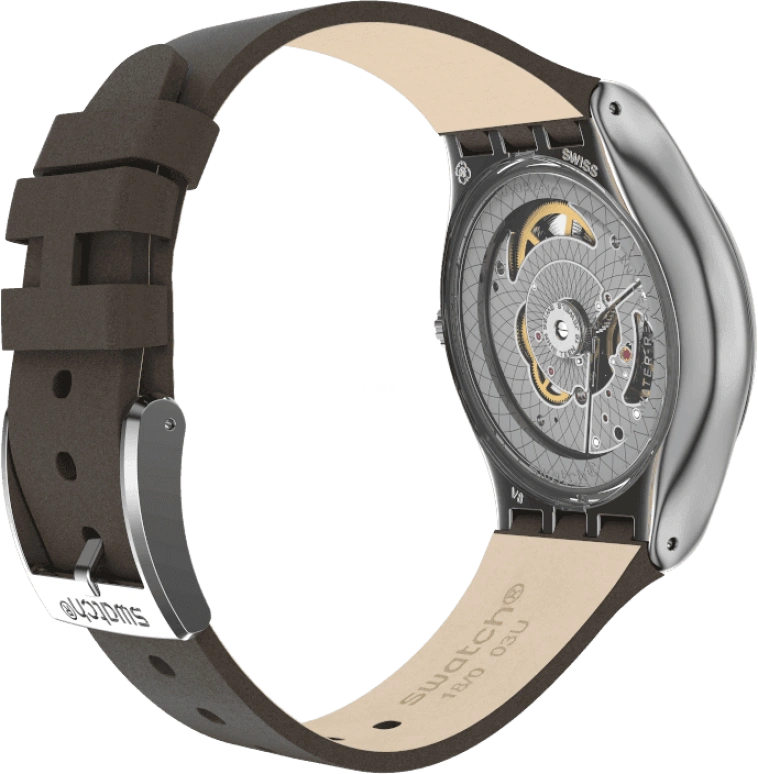 Swatch,IRONY 42mm,42mm,Blue,Open,YIZ405