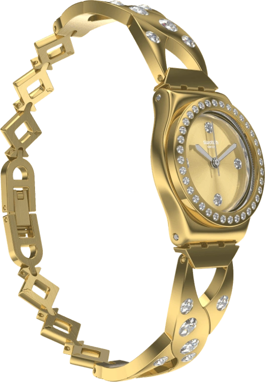Swatch,IRONY 25mm,25mm,Gold,YSG164G