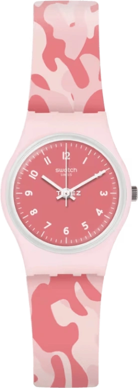 Swatch,Originals 25mm,25mm,Plastic,Pink,Quartz,Tonneau,LP157