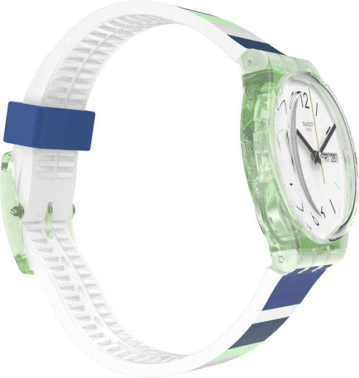Swatch,Originals 34mm,34mm,Plastic,White,Open,GG711