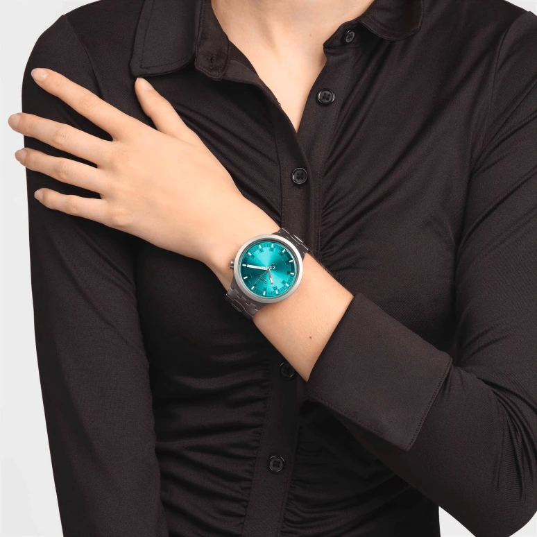 Swatch,Other 47mm,47mm,Stainless Steel,Green,Quartz,Sapphire,Crystal Glass,Round,SB07S100G