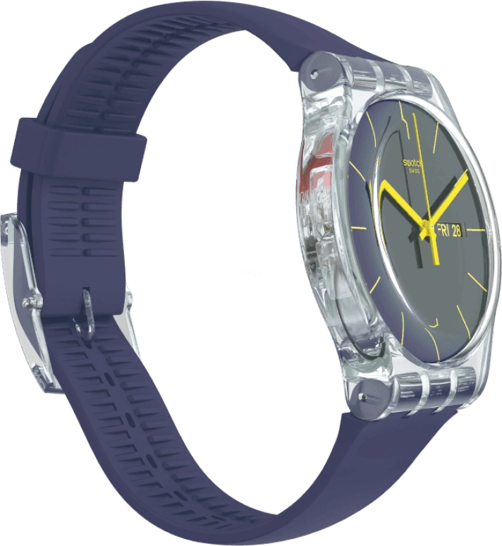 Swatch,Originals 41mm,41mm,Plastic,Purple,SUOK712