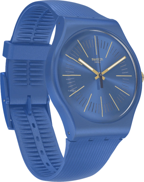 Swatch,Originals 41mm,41mm,Plastic,Blue,SUON143