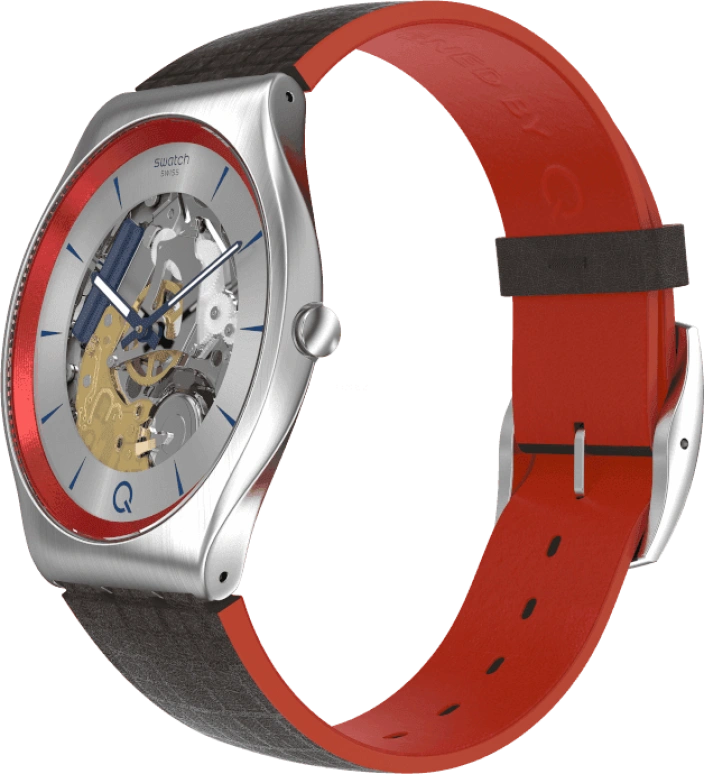 Swatch,Other ,Stainless Steel,Sapphire,Crystal Glass,SS07Z102