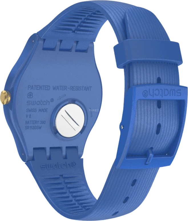 Swatch,Originals 41mm,41mm,Plastic,Blue,SUON143