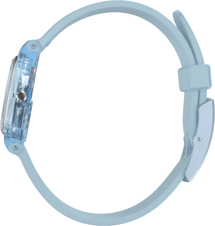 Swatch,IRONY 25mm,25mm,Plastic,Blue,Open,LL123