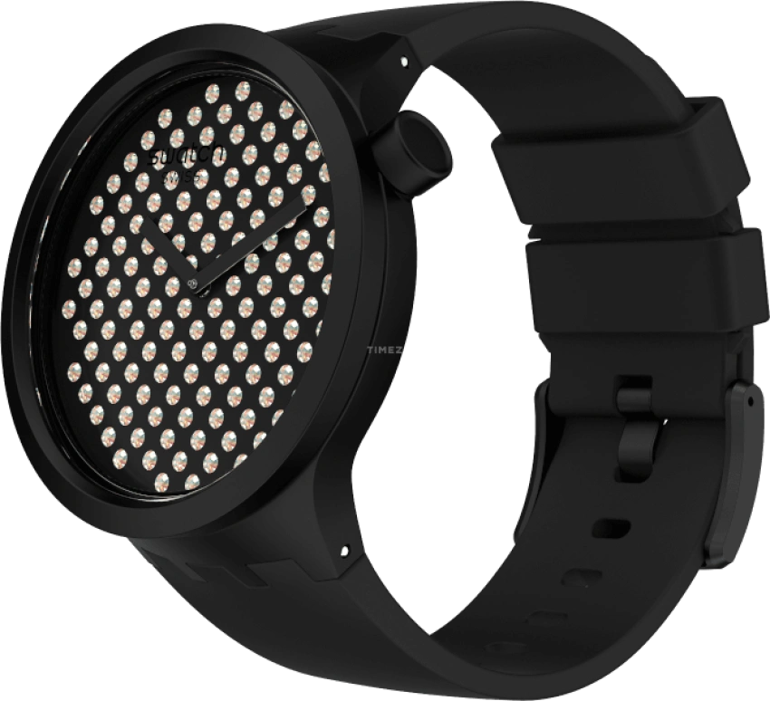Swatch,THE BOLD 47mm,47mm,Plastic,Black,SO27Z107