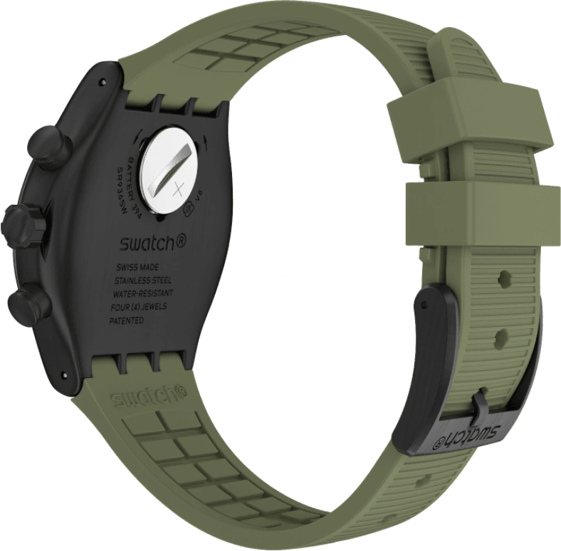Swatch,IRONY 43x49mm,43x49mm,Green,YVB411