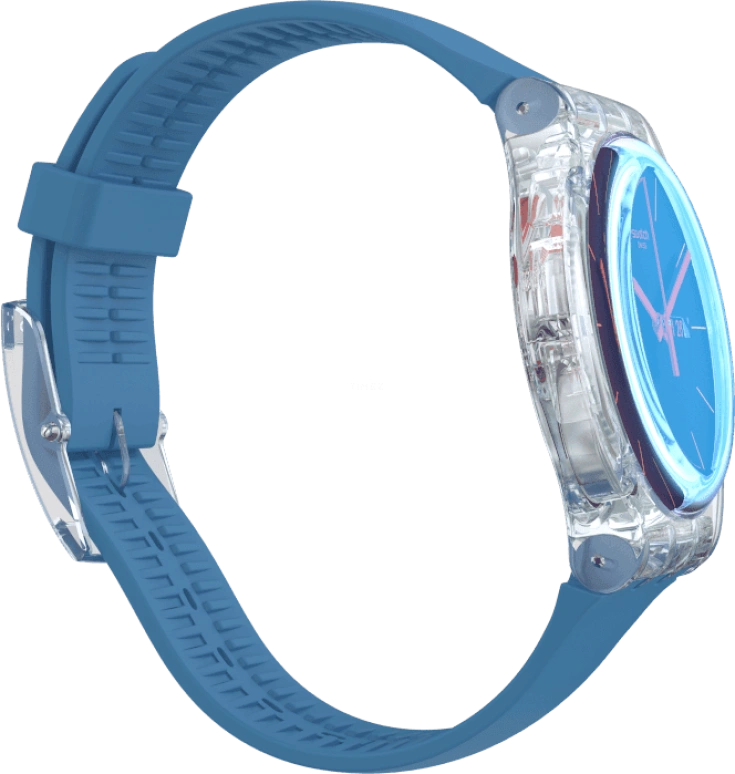 Swatch,Originals 41mm,41mm,Plastic,Blue,SUOK711