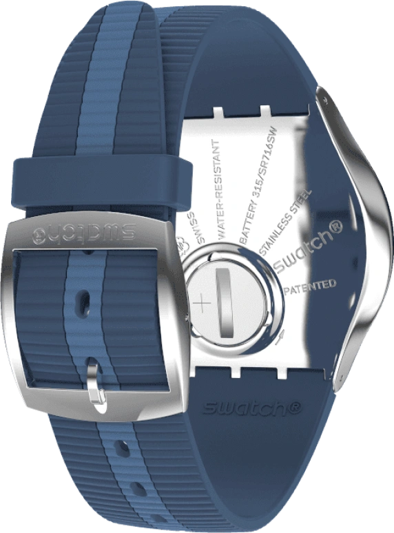 Swatch,SKIN ,Blue,SS07S111