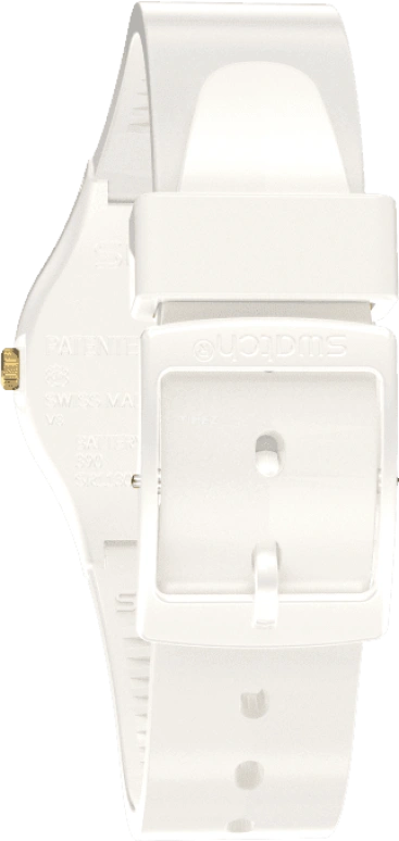 Swatch,Other 34mm,34mm,Plastic,White,Sapphire,Crystal Glass,GZ711