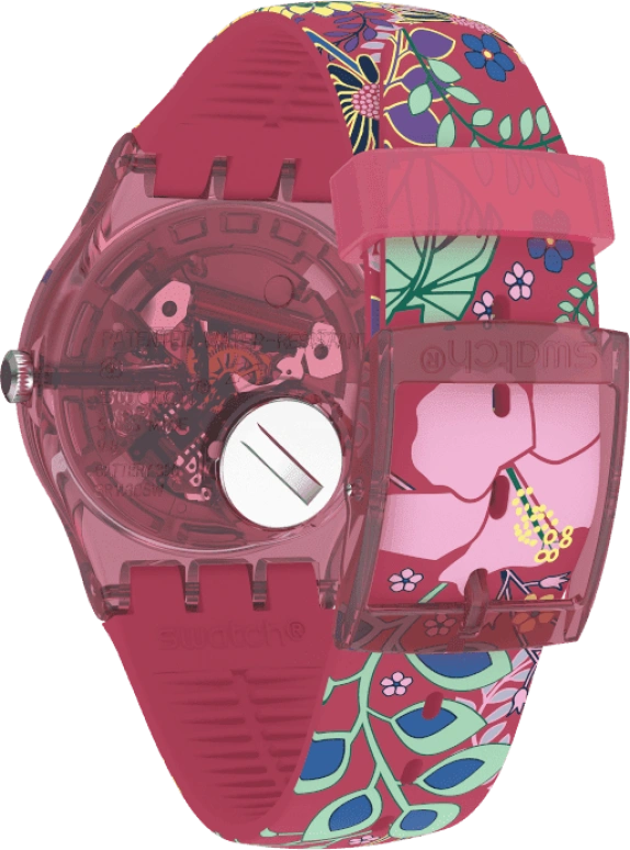 Swatch,Originals 41mm,41mm,Plastic,Pink,SUOP112