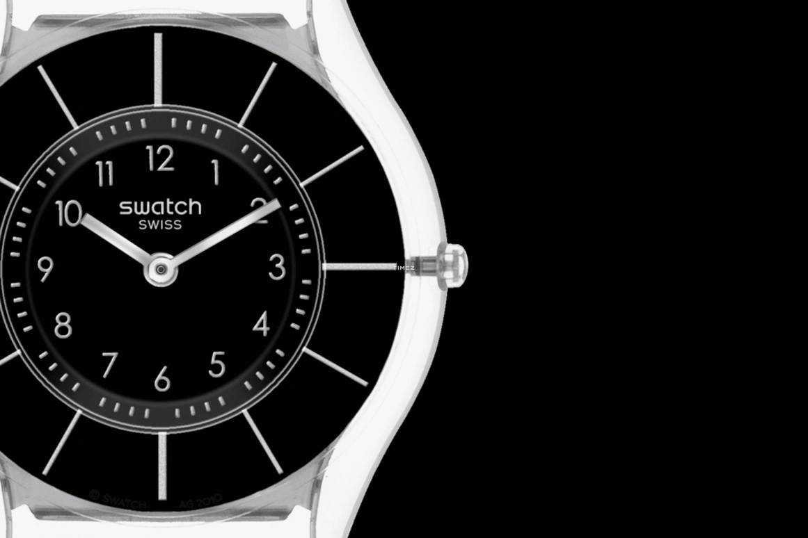 Swatch,Other 34mm,34mm,Bio-sourced,Black,Quartz,Sapphire,Crystal Glass,Round,SS08K103