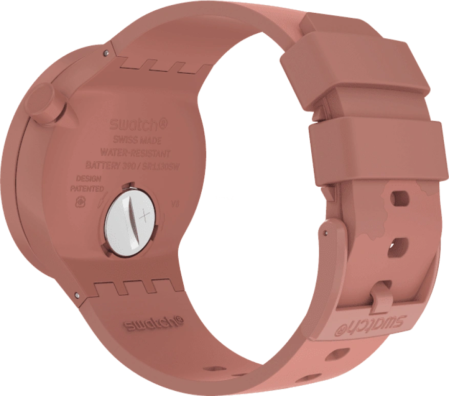 Swatch,THE BOLD 47mm,47mm,Bioceramic,Ceramic,Red,Sapphire,Crystal Glass,SB03R100