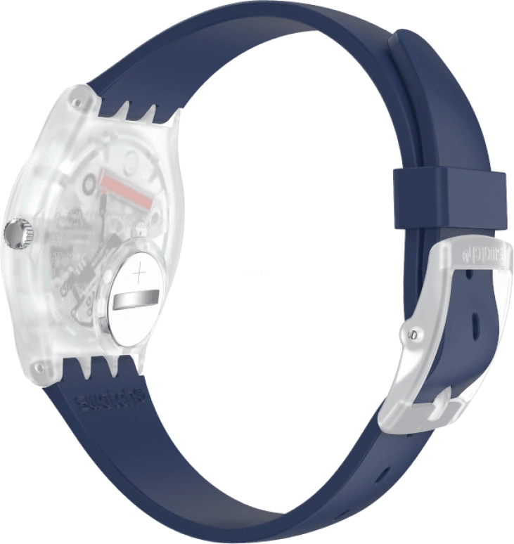 Swatch,Originals 34mm,34mm,Blue,Open,GE725