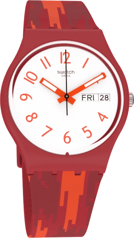 Swatch,Originals 34mm,34mm,Plastic,White,Closed,GR711