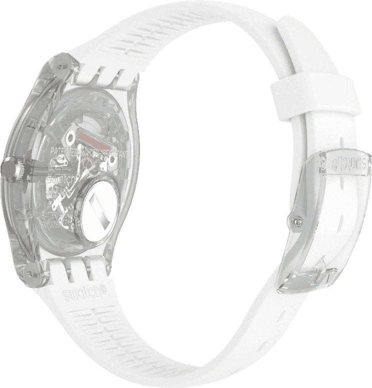 Swatch,Originals 41mm,41mm,Plastic,Blue,Pink,Sapphire,Crystal Glass,SUOK713