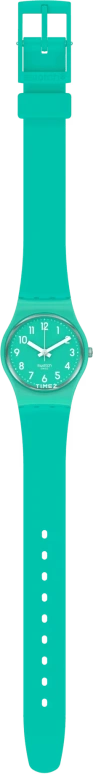 Swatch,Originals 25mm,25mm,Plastic,Green,Quartz,Tonneau,LL115C
