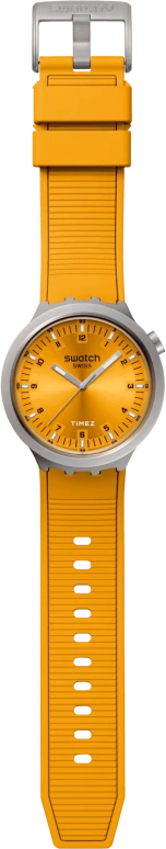 Swatch,THE BOLD 47mm,47mm,Stainless Steel,Orange,Quartz,Sapphire,Crystal Glass,Round,SB07S103
