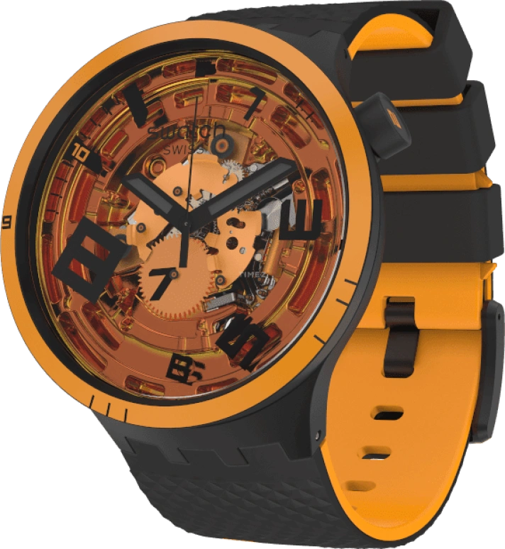 Swatch,Other 47mm,47mm,Sapphire,Crystal Glass,SB01B127