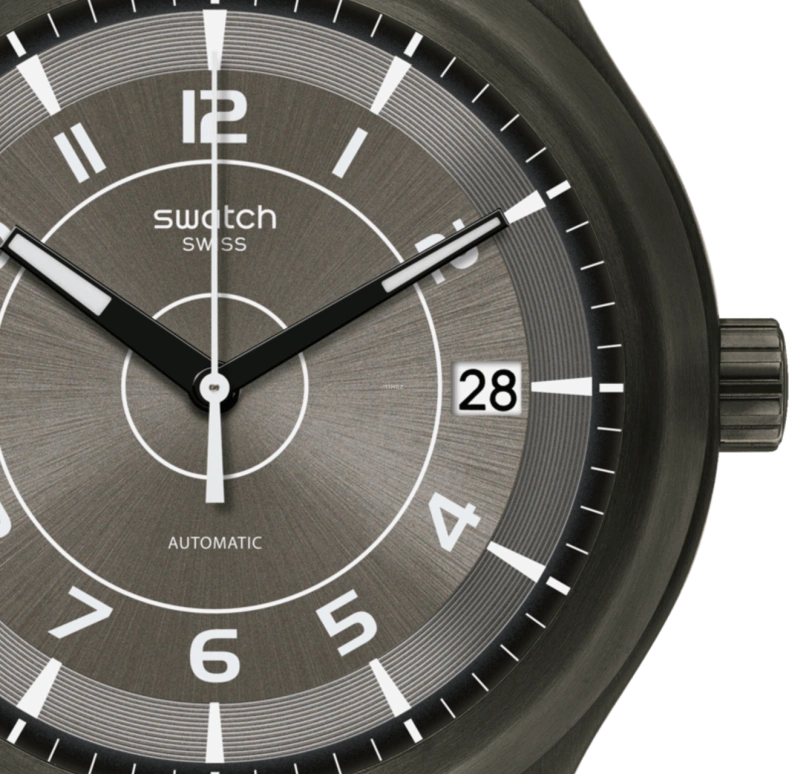 Swatch,IRONY 42mm,42mm,Stainless Steel,Open,YIM400G