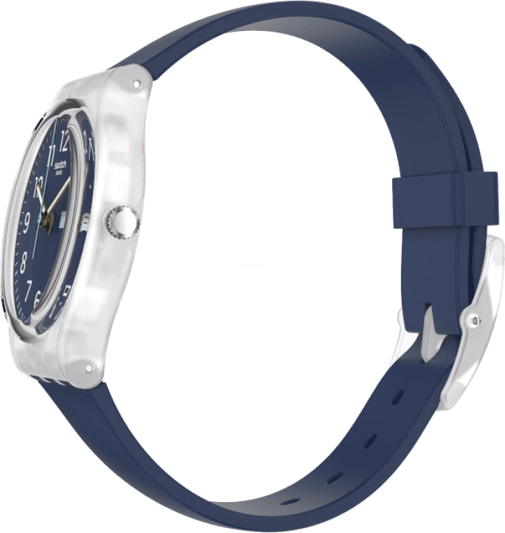 Swatch,Originals 34mm,34mm,Blue,Open,GE725