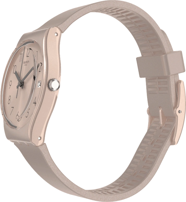 Swatch,Originals 34mm,34mm,Plastic,Pink,Sapphire,Crystal Glass,GP403