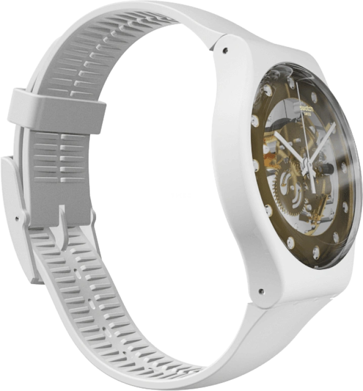 Swatch,Originals 41mm,41mm,Plastic,Yellow,SUOZ148