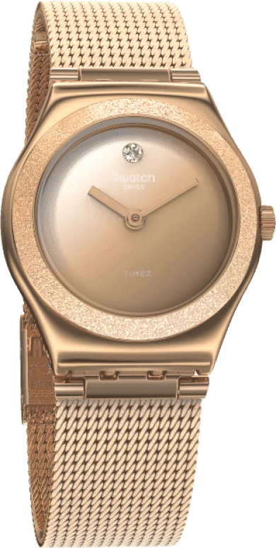 Swatch,IRONY 25x28.70mm,25x28.70mm,Rose Gold,YSG166M