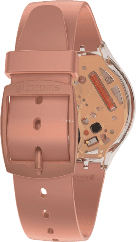 Swatch,SKIN 36.80mm,36.80mm,Plastic,Pink,SVOK108