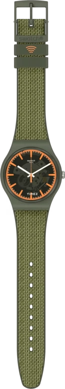 Swatch,Originals 41mm,41mm,Plastic,Black,Quartz,Round,Green,SVIG100,SVIG100-5300