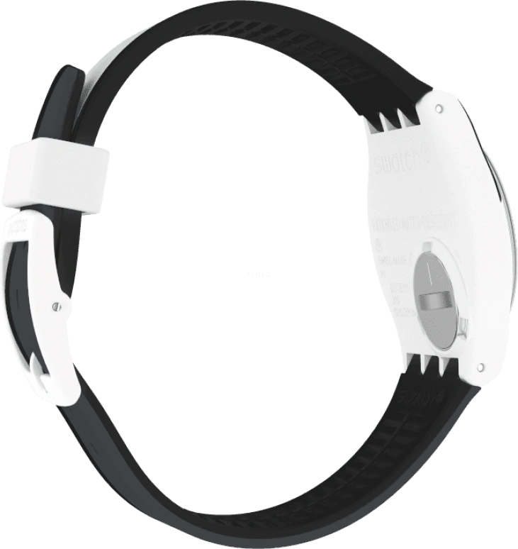 Swatch,Originals 34mm,34mm,Plastic,White,GW711