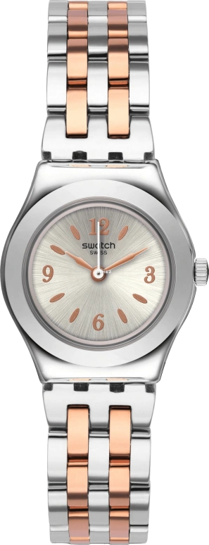 Swatch,IRONY 25mm,25mm,Stainless Steel,Grey,Quartz,Round,Silver,YSS308G