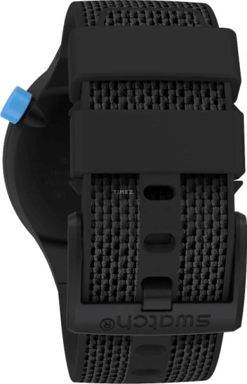 Swatch,THE BOLD 47mm,47mm,Plastic,Black,Sapphire,Crystal Glass,SO27B118