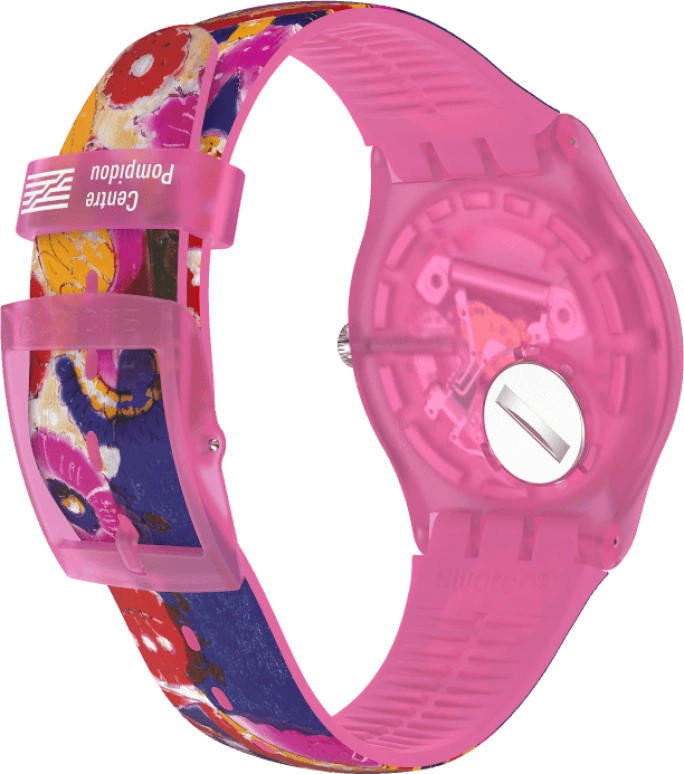 Swatch,Originals 41mm,41mm,Plastic,Multi-Color,Quartz,Sapphire,Crystal Glass,Round,SUOZ341