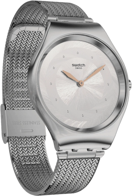 Swatch,SKIN 38mm,38mm,Stainless Steel,Pink Red,Red,SYXS117M