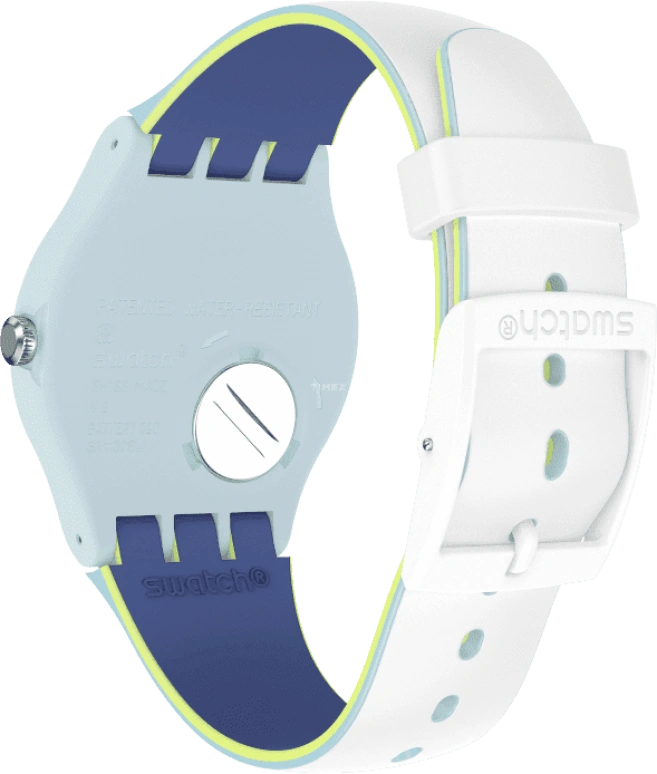 Swatch,Originals 41mm,41mm,Plastic,White,SUOS404