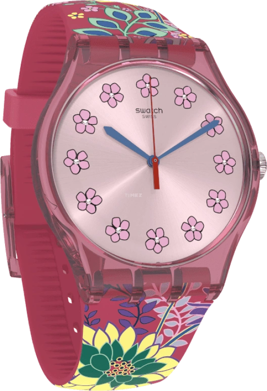 Swatch,Originals 41mm,41mm,Plastic,Pink,SUOP112
