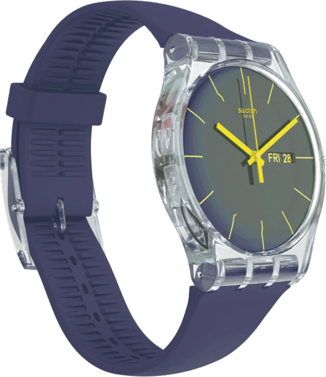 Swatch,Originals 41mm,41mm,Plastic,Purple,SUOK712